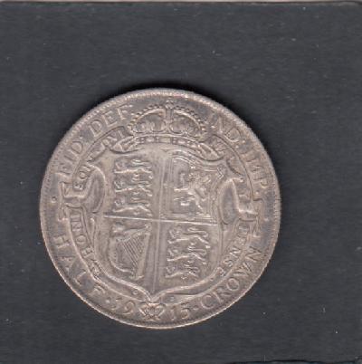 Beschrijving: 1/2 Crown  GEORGIUS V  